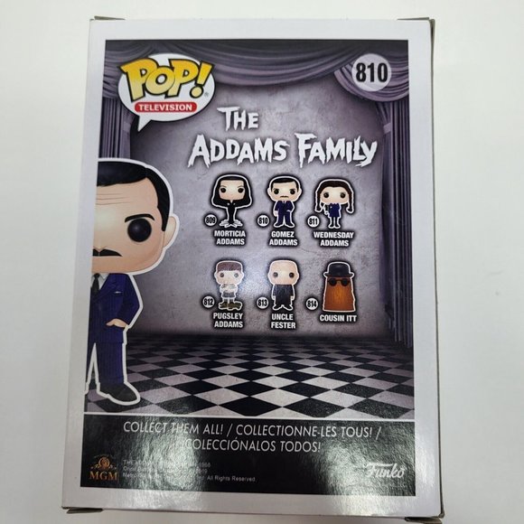 Funko Pop 'Television' GOMEZ ADDAMS Figure #810 Regular‎ Version Collectible - Picture 7 of 10
